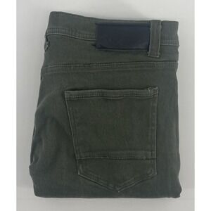 Akademiks Akdmks Men's Streetwear Hip Hop Urban Olive Green Jeans Size 36x32(29)